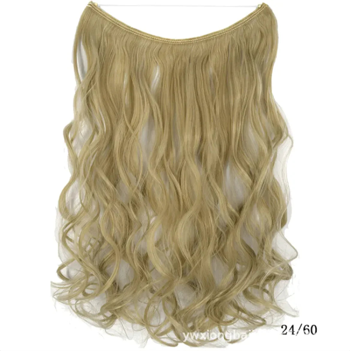 22-Inch Invisible Wire Hair Extensions - Coeur Lumiere de tendresse