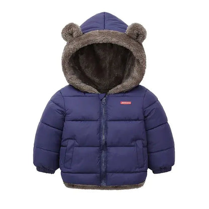 Children's Thick Fleece Coat - Coeur Lumiere de tendresse