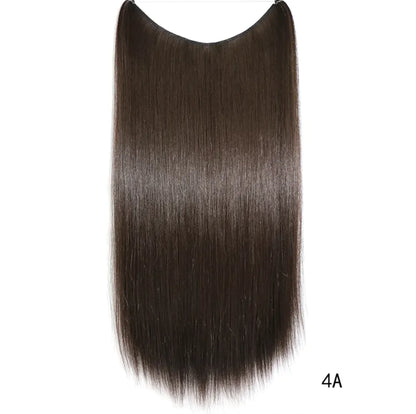 22-Inch Invisible Wire Hair Extensions - Coeur Lumiere de tendresse