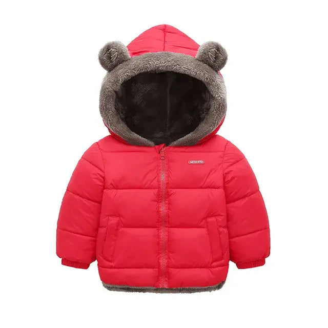 Children's Thick Fleece Coat - Coeur Lumiere de tendresse