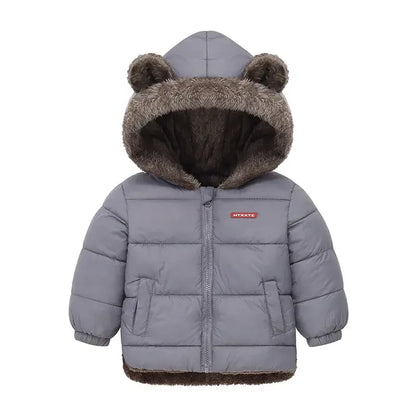 Children's Thick Fleece Coat - Coeur Lumiere de tendresse