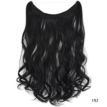 22-Inch Invisible Wire Hair Extensions - Coeur Lumiere de tendresse