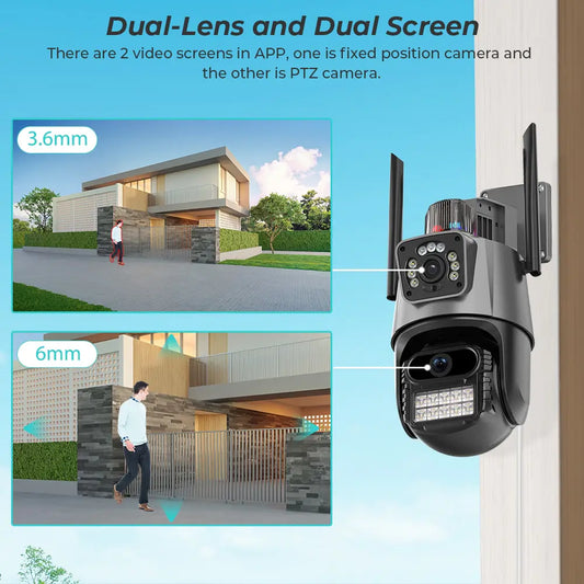 4k Resolution Camera Dual Lens And Screen - Coeur Lumiere de tendresse