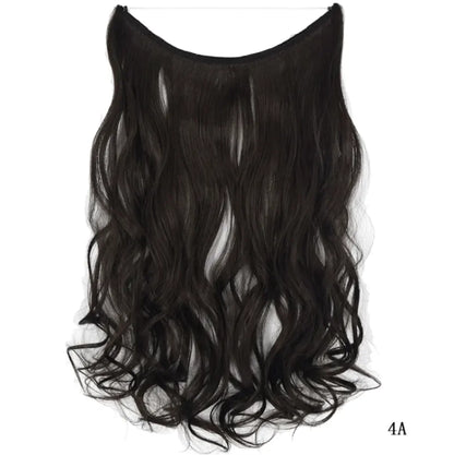 22-Inch Invisible Wire Hair Extensions - Coeur Lumiere de tendresse