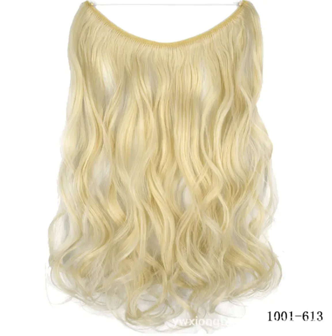 22-Inch Invisible Wire Hair Extensions - Coeur Lumiere de tendresse